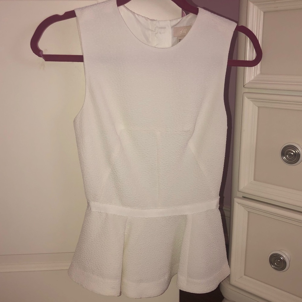 HM Peplum dress top